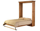 Forest Designs Mission Murphy Bed (Shown in Queen in Open Position) : 73W X 92H X 15D/ Bed Extends 89 From Wall