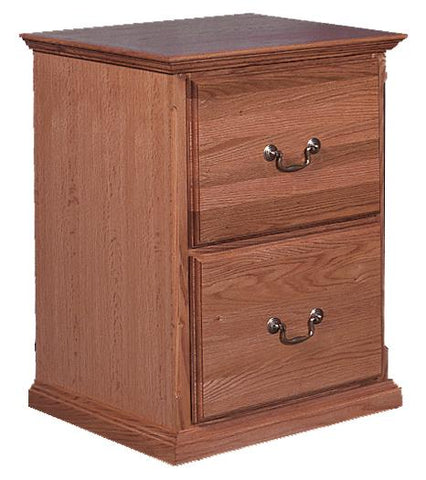 Forest Designs Traditional Two Drawer File Cabinet: 22W x 30H x 18D