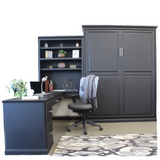 Murphy Bed with Desk and Hutch