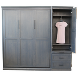Vertical Wallbed with Side Wardrobe Pier
