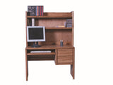 Forest Designs Bullnose Hutch for 1011: 44w x 31H x 13D (Desk Sold Separately)