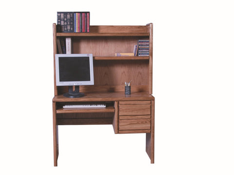 Forest Designs Bullnose Hutch for 1011: 44w x 31H x 13D (Desk Sold Separately)