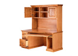Forest Designs Traditional Angled Computer Desk & Hutch: 60W X 71H X 35D