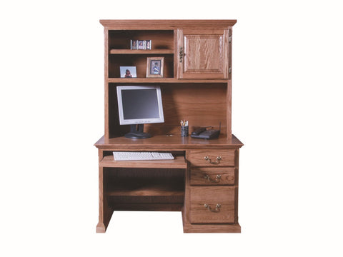 Forest Designs Traditional Desk: 48W X 30H X24D with Keyboard Pullout (No Hutch)