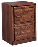 Forest Designs Bullnose Two Drawer File Cabinet: 22W x 30H x 18D