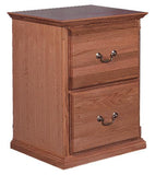 Forest Designs Traditional Two Drawer File Cabinet: 22W x 30H x 18D