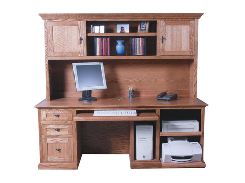 Forest Designs Mission Hutch for 1047: 76w x 42H x 13D (Desk Sold Separately-$1,599)
