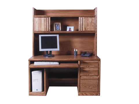 Forest Designs Bullnose Hutch for 1062: 56w x 42H x 13D (Desk Sold Separately)