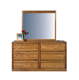 Forest Designs Bullnose Mirror for Dressers (Mirror Only): 38W x 38H