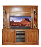 Forest Designs 67w Traditional Oak TV Stand Only: 67W x 30H x 18D (Hutch sold separately)