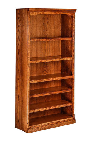 Forest Designs Traditional Oak Bookcase: 36W x 13D Choose Your Height