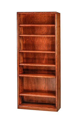 Forest Designs Bullnose Oak Bookcase: 36W x 13D Choose Your Height