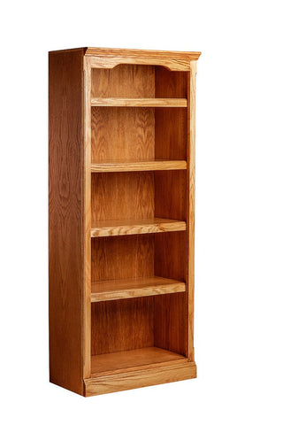 Forest Designs Traditional Oak Bookcase: 48W x 13D Choose Your Height