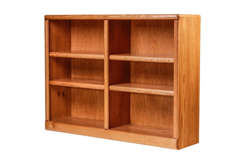 Forest Designs Bullnose Oak Bookcase: 48W x 13D Choose Your Height