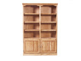 Forest Designs Traditional Bookcase with Lower Doors: 48W x 13D Choose Your Height