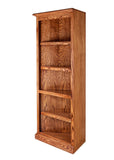 Forest Designs Mission Oak Corner Bookcase: 27 x 27 Choose your Height