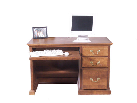 Forest Designs Traditional Desk: 48W X 30H X24 D with Keyboard Pullout