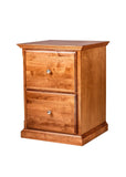 Forest Designs Traditional Alder Two Drawer File: 22W X 30H X 18D