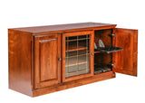 Forest Designs Traditional Alder TV Stand with Media Storage: 56W x 30H x 18D