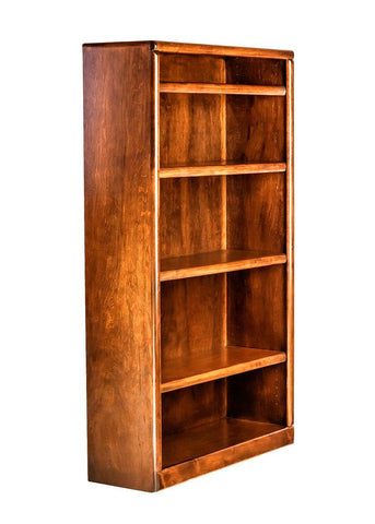 Forest Designs Bullnose Alder Bookcase: 36W x 13D Choose Your Height