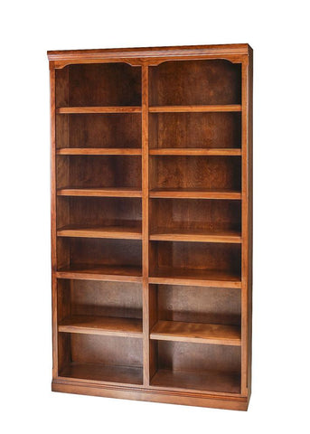 Forest Designs Traditional Alder Bookcase: 48W x 13D Choose Your Height