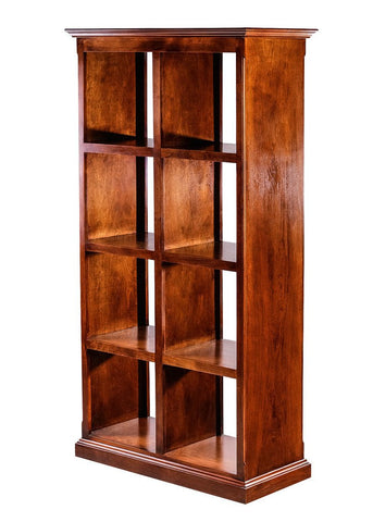 Forest Designs Traditional Alder Display Bookacse 2 X 4: 32W X 67H X 17D